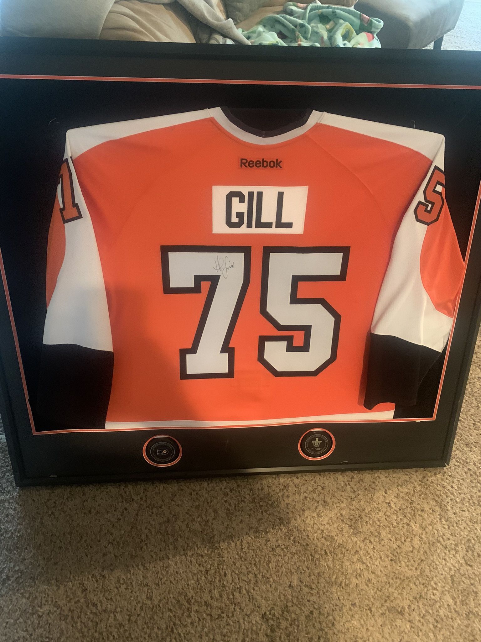 Philadelphia Flyers Game Used Jersey Hal Hill