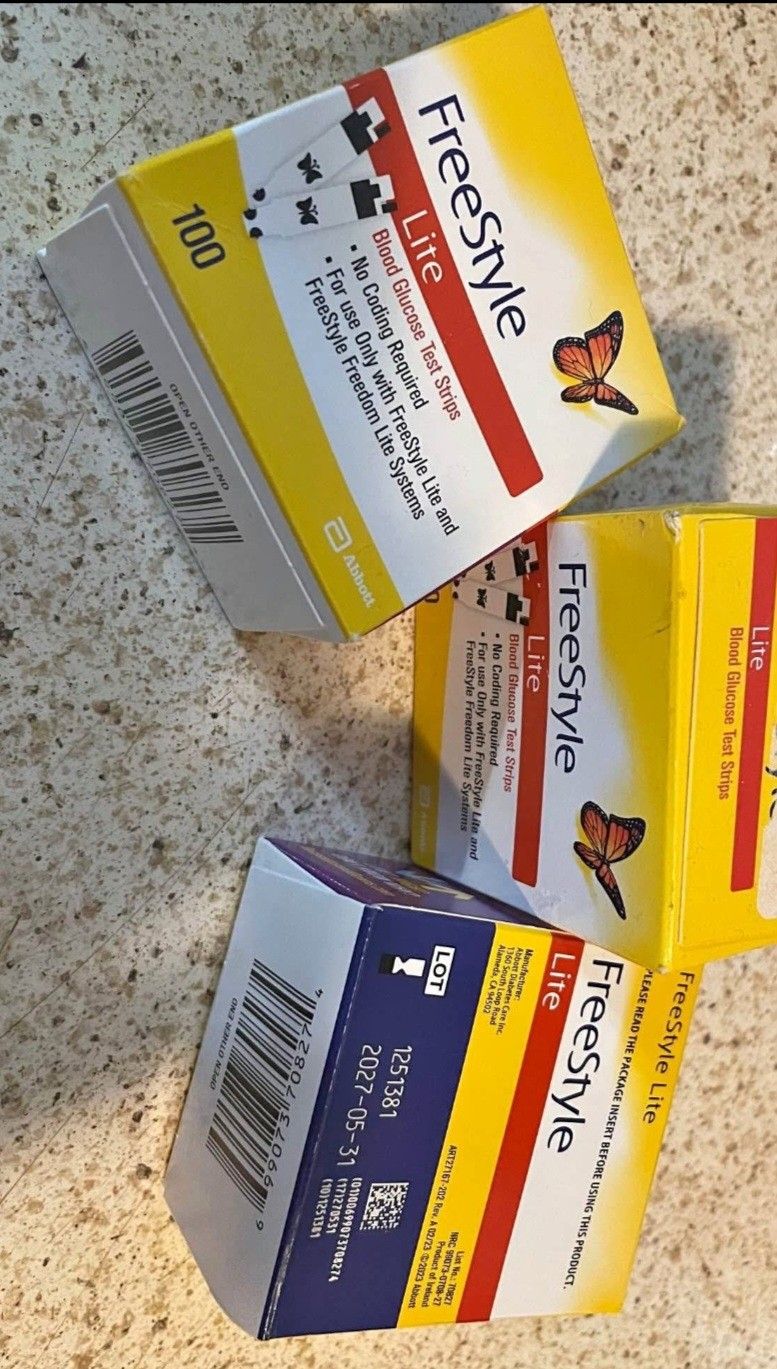 Freestyle Test Strips Diabetic Diabetes