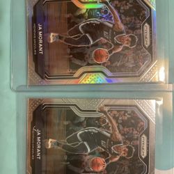 Ja Morant Prizm Silver + Base 2nd Year (both)
