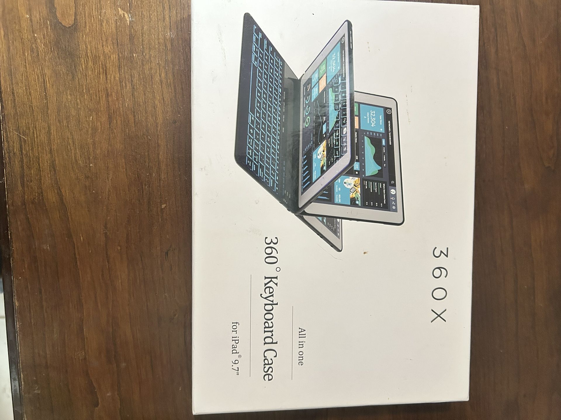 Yekbee 360x Keyboard with Case for 9.7 Ipad