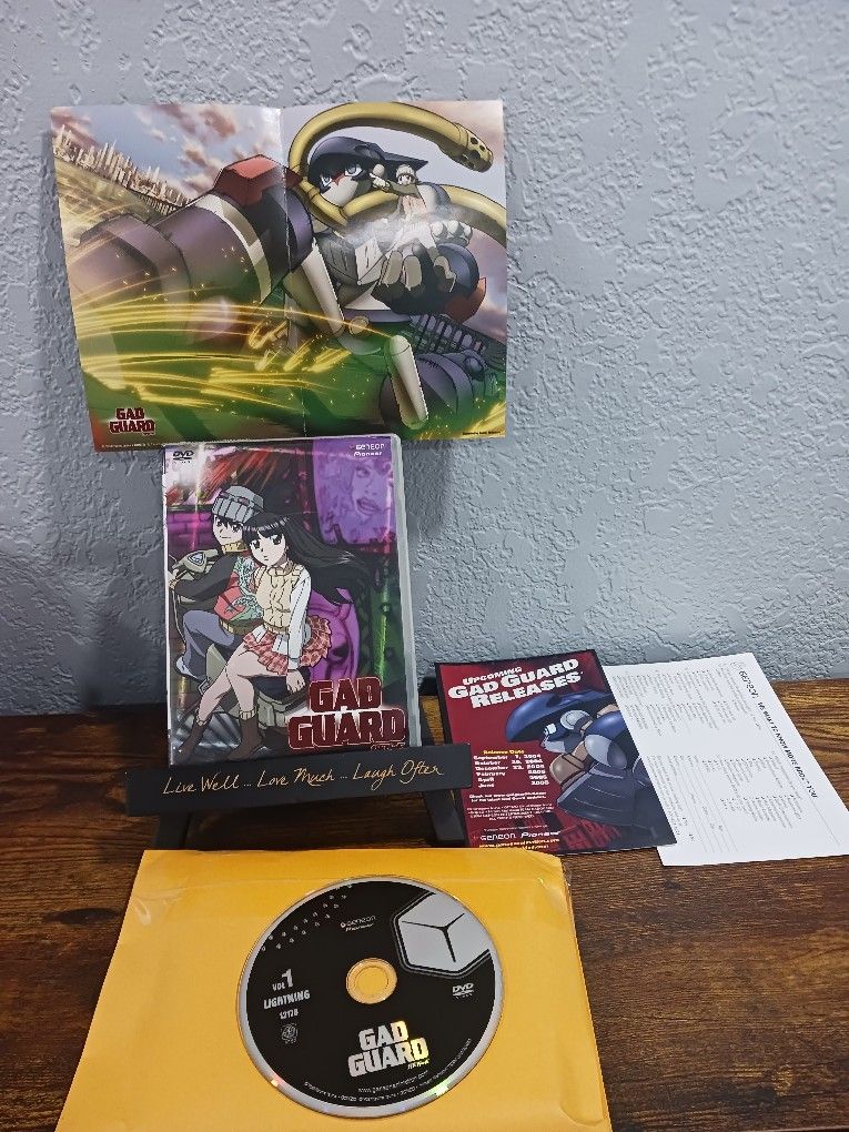 Gad Guard - Vol. 1: Lightning (DVD, 2004) ●VERY Good Disc Condition