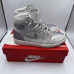 Air Jordan 1 Retro High Tokyo Metallic Silver Size 11