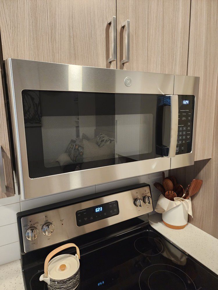 GE 1.6 CU. FT. OVER-THE-RANGE MICROWAVE OVEN


