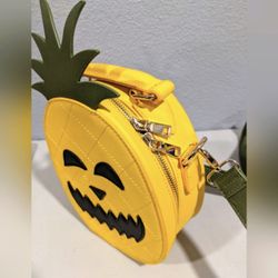 Rare Exclusive Summerween Pineapple Leather Crossbody Bag