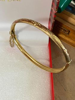 Pulsera caña gold filled joyería antigua