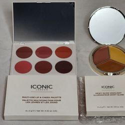 BRAND NEW Iconic London Bundle. Glow Illuninateur/Multi-Use Lip & Cheek Palette