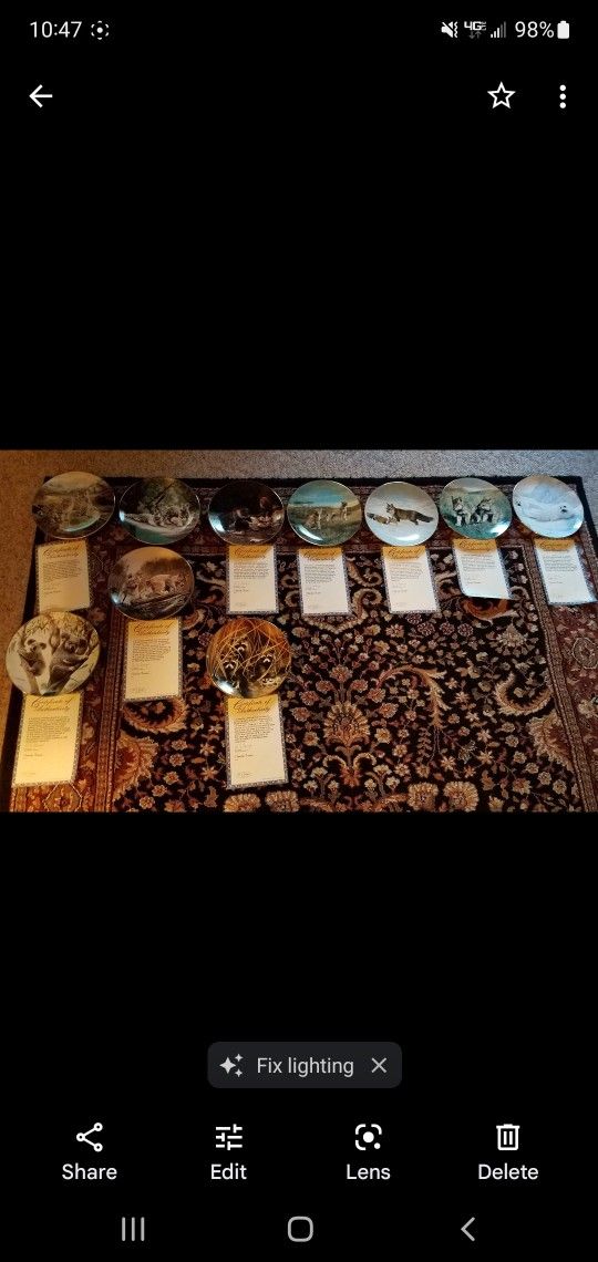 NATURES PLAYMATES BRADFORD EXCHANGE PLATES