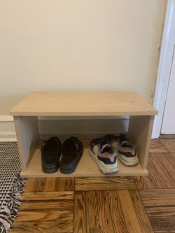 Wooden Shoe Organizer