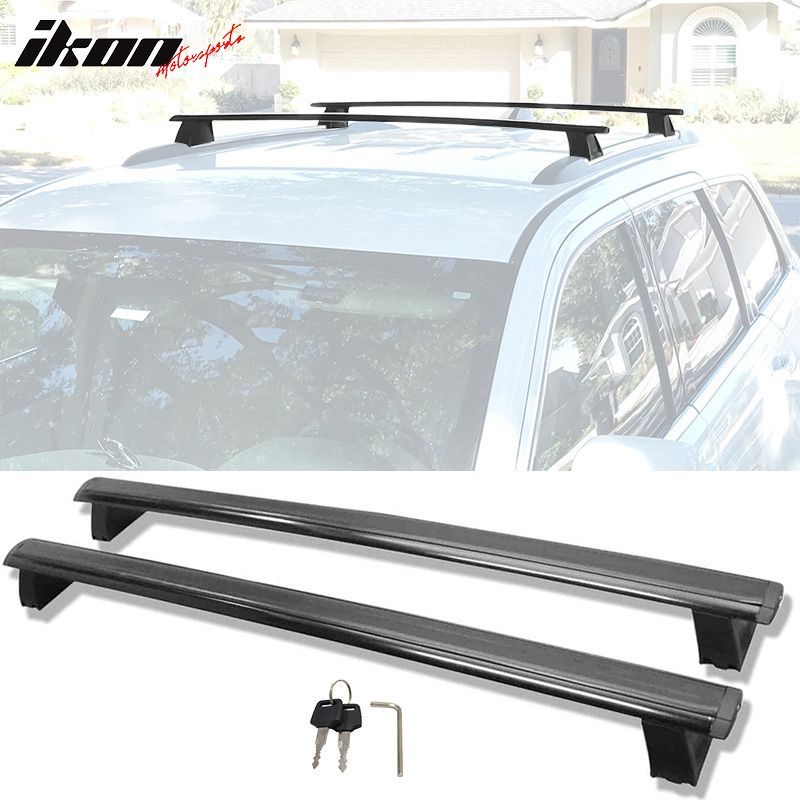 Fits 2011-2022 Jeep Grand Cherokee OE Style Roof Rack Cross Bar W/Key Lock Aluminum