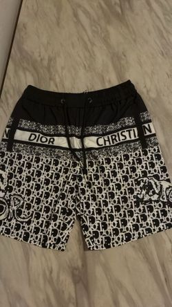 Black and white Christian Dior shorts