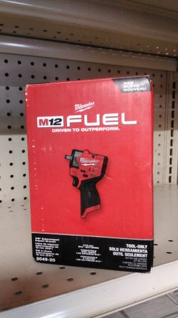 MILWAUKEE M12 FUEL 3/8" SUBCOMPACT IMPACT WRENCH (TOOL ONLY)