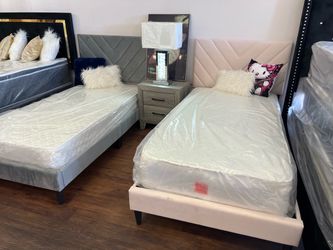 2. Brand new twin  bed with mattress