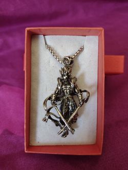 Large Dragon Ball Z  Gogeta Shogun Warrior Pendant Necklace