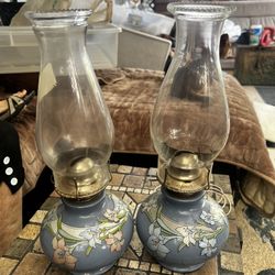2 Oil Lamps. 