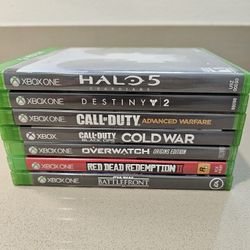 Xbox One Game Lot (7 Games).  Shooter Style.