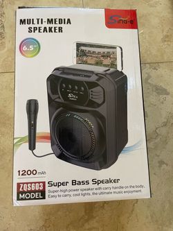 Super bass speaker