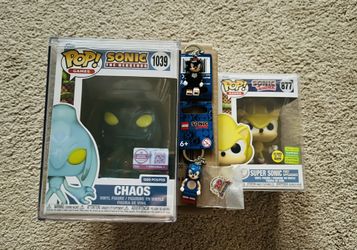 Funko Chaos 1200 Piece + SDCC Sonic + Lego Shadow Sonic 
