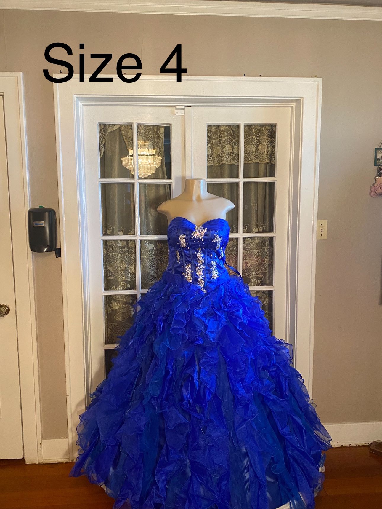 Royal Blue Quinceanera Dress