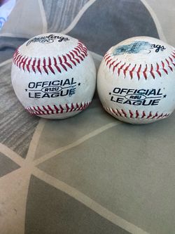 2 baseballs