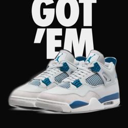 Air Jordan 4’s Military Blue $325