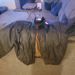 very vintage leather jacket 
