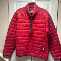 Hawke & Co Sport Red Puffer Jacket XL