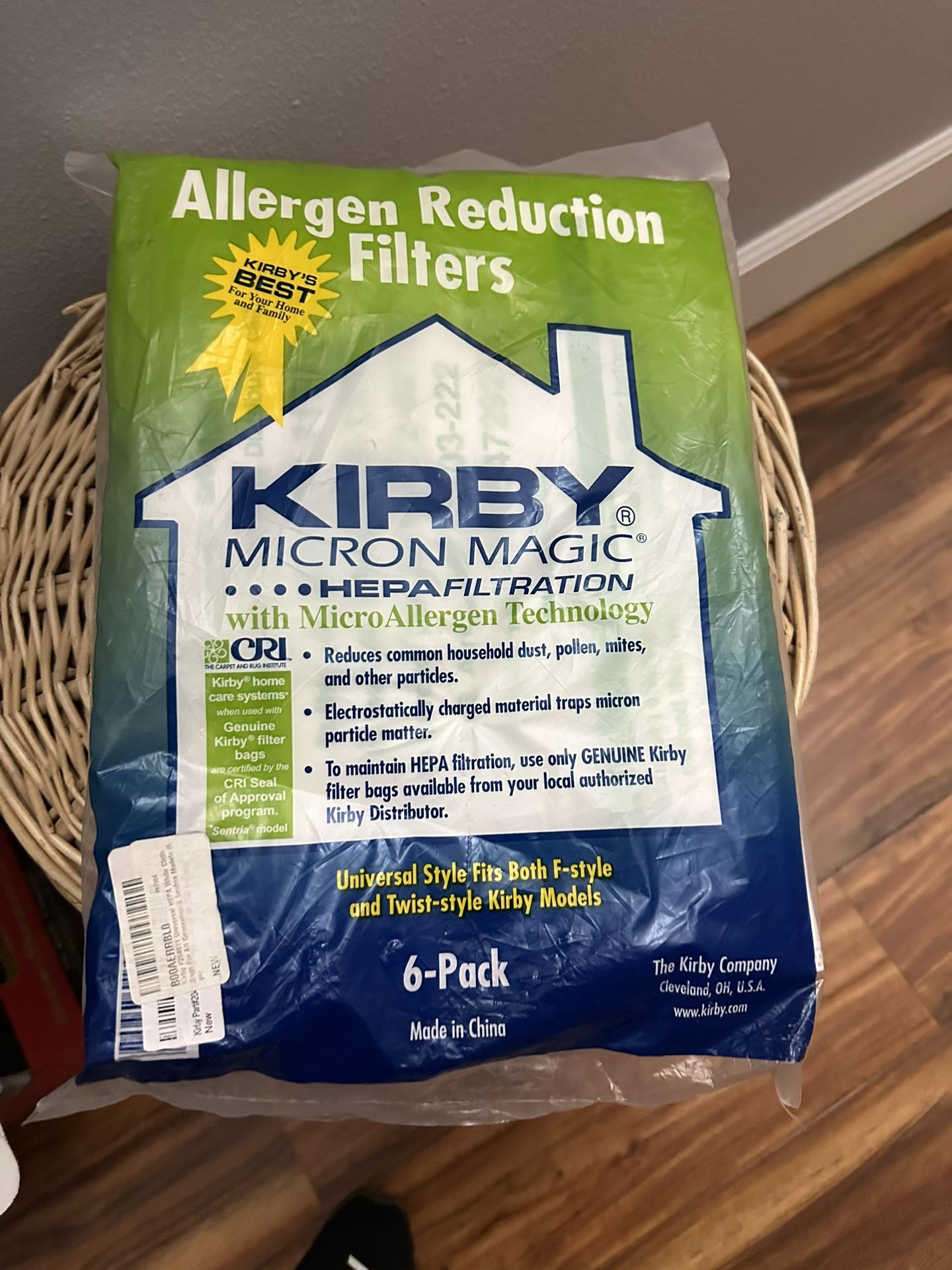 Kirby vacuum bags