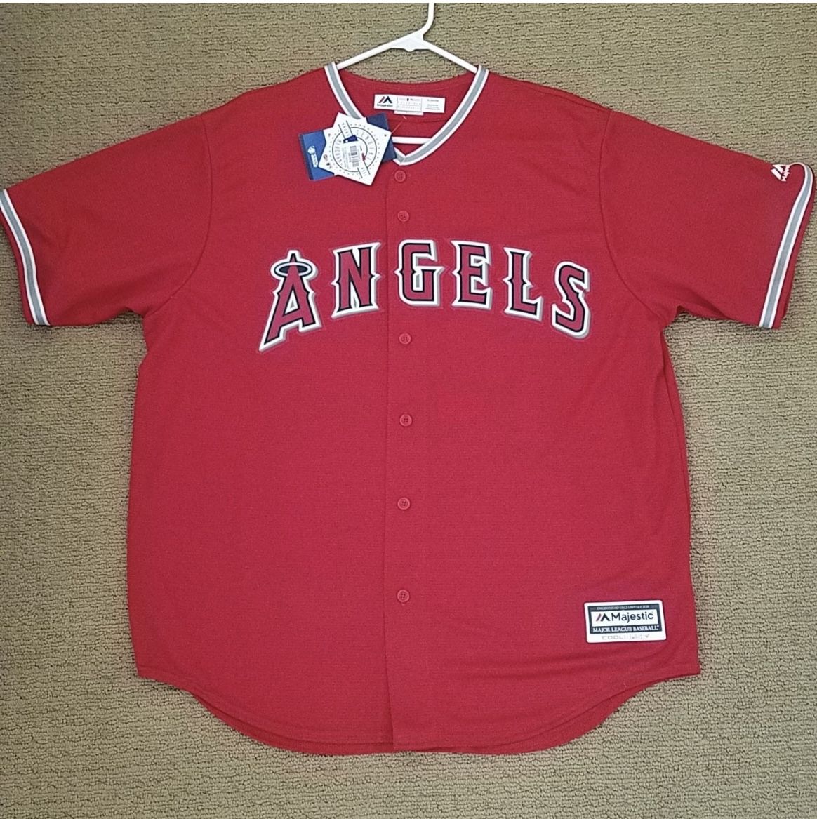 ANGELS Baseball Jersey by Majestic XL