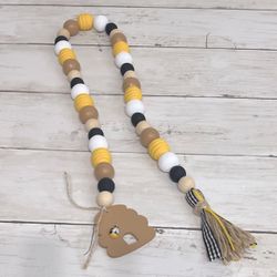NEW Handmade Honey Bee 29” Beaded Garland