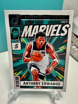 Anthony Edwards Twolves basketball cards prices below in pic order