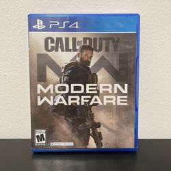 Call Of Duty Modern Warfare PS4 Sony PlayStation 4 COD War Video Game