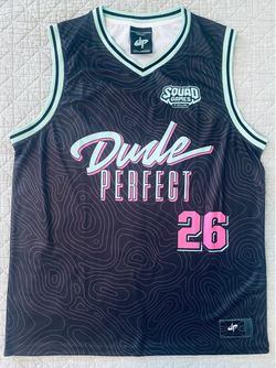 Dude Perfect 2026 Squad Games Tour Basketball Jersey XXL