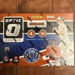 2021 NFL Donruss Optic Mega Box