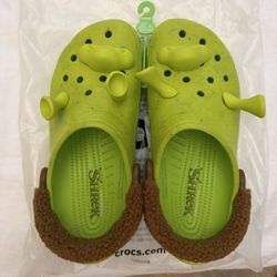 Shrek Classic Crocs Clog – Lime Punch (Unisex M10/W12) – New in Bag