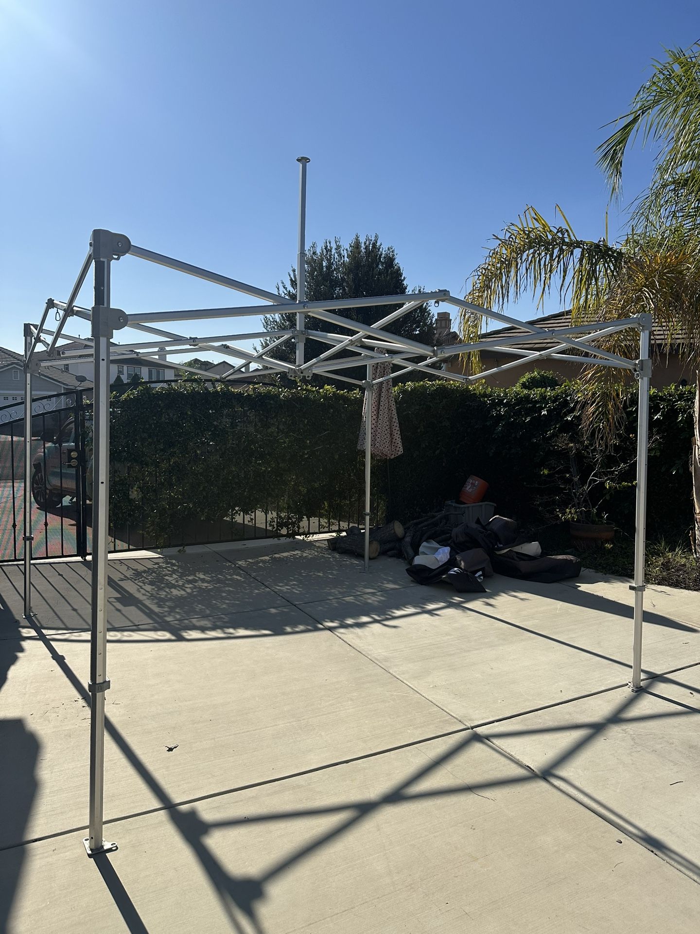 E-Z UP Endeavor 10x10 Canopy Frame ONLY – Used, Excellent Condition