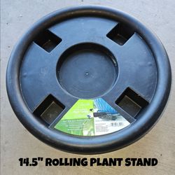 ROLLING 14.5" PLANT STAND