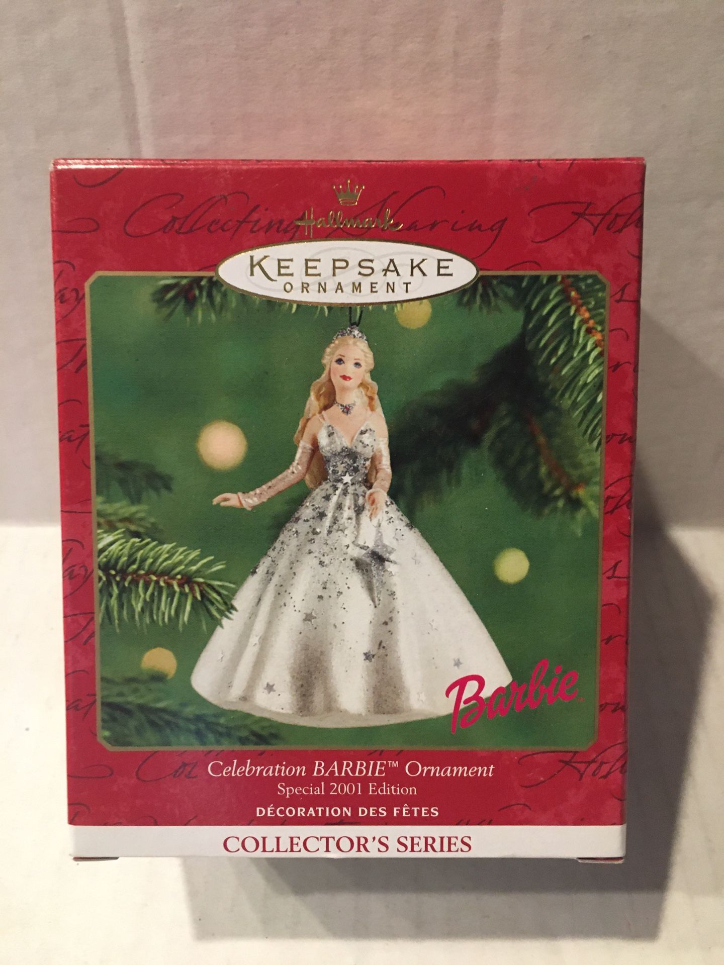 Hallmark Keepsake Barbie Christmas Ornament 2001