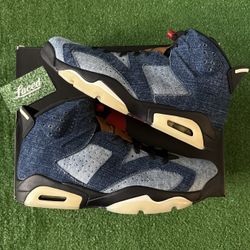 DS Air Jordan 6 Washed Denim 