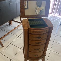 Solid Wood Jewelry Box 