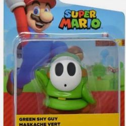 Super Mario 2.5 Inch Mini Action Figure - Green Shy Guy