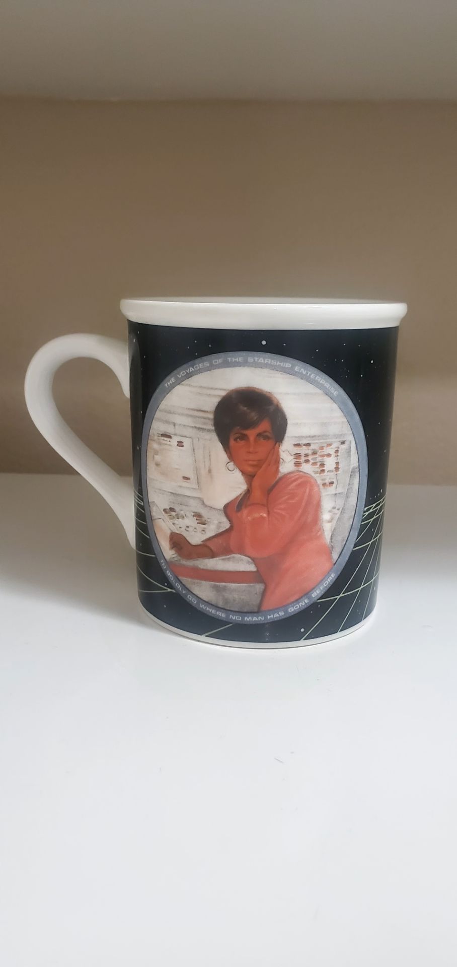 Vintage 1983 Star Trek Uhura Mug - No chips