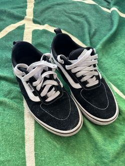 Vans Size 6.5 Black Suede