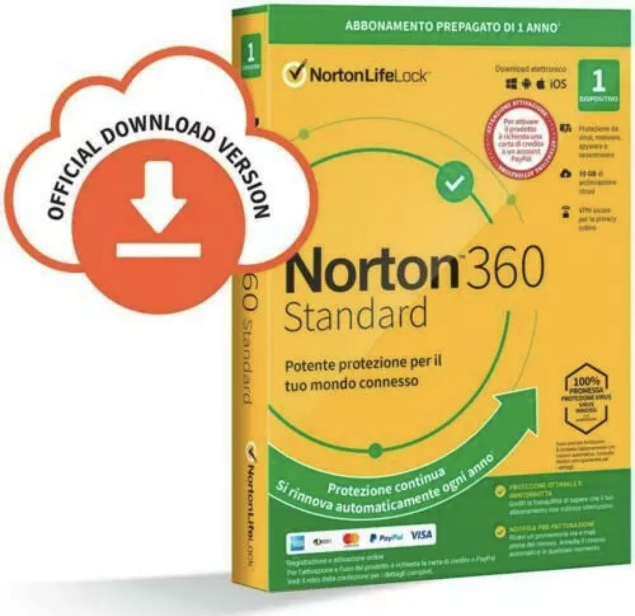 Norton 360 Standart 1 year (Windows, Mac) - Global Key | Fast Delivery