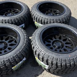 20x12 BRAND NEW DEEP DISH RIMS AND NEW TIRES , 6 lug 