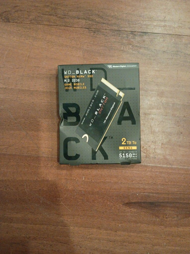 WD_Black SN770M NVMe Solid State Drive M.2 2tb NEW