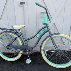26 huffy nel lusso women's cruiser bike mint green new arrivals