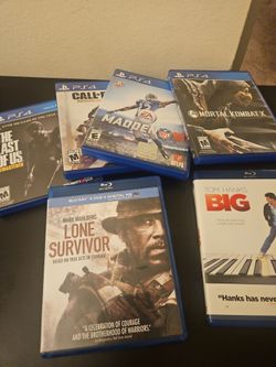 PS4 bundle games/movies