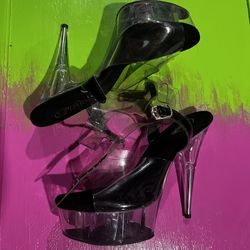 Clear pleaser High Heels 