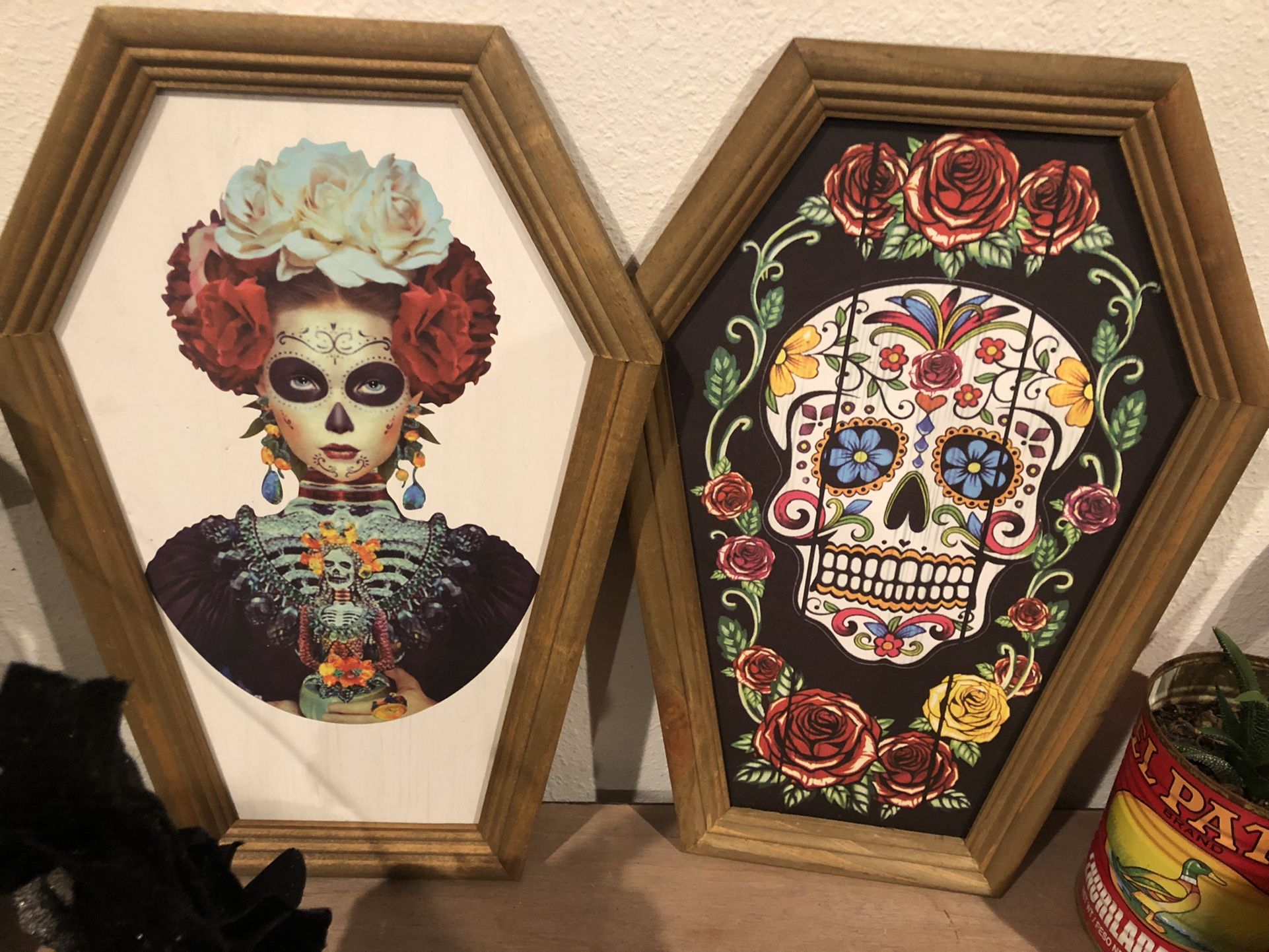 Dia De Los Muertos Coffin frames