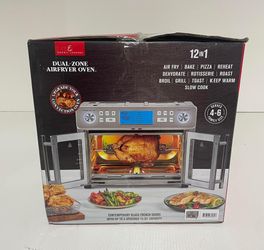 Emeril Lagasse 12-in-1 Dual Zone AirFryer Oven for Sale in Macomb, MI -  OfferUp
